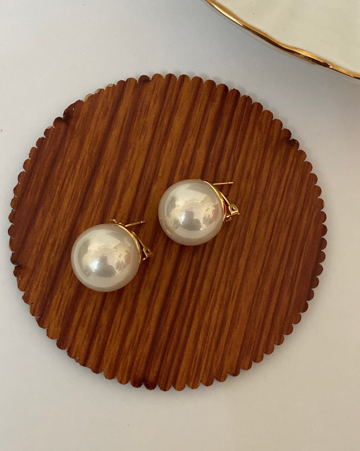 Classic Pearl Statement Earring