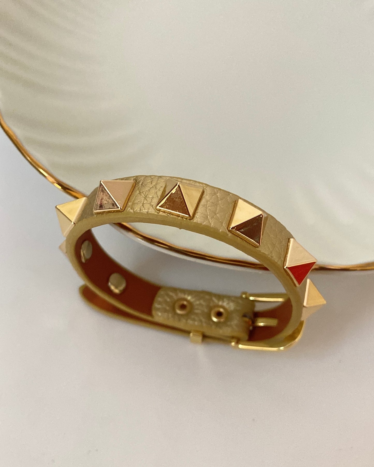 V tino Rock stud Belt Bracelet
