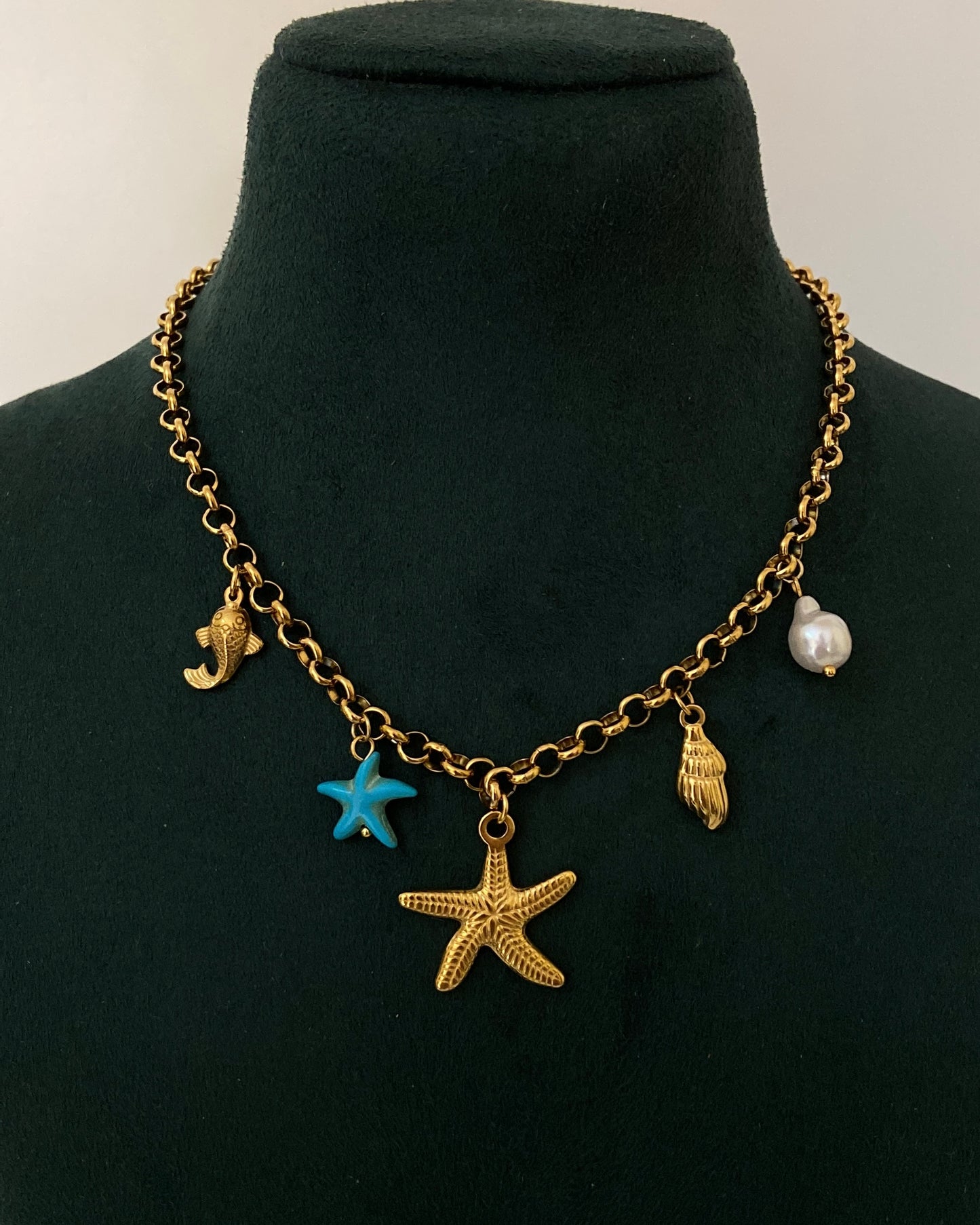 Starfish Charm Necklace