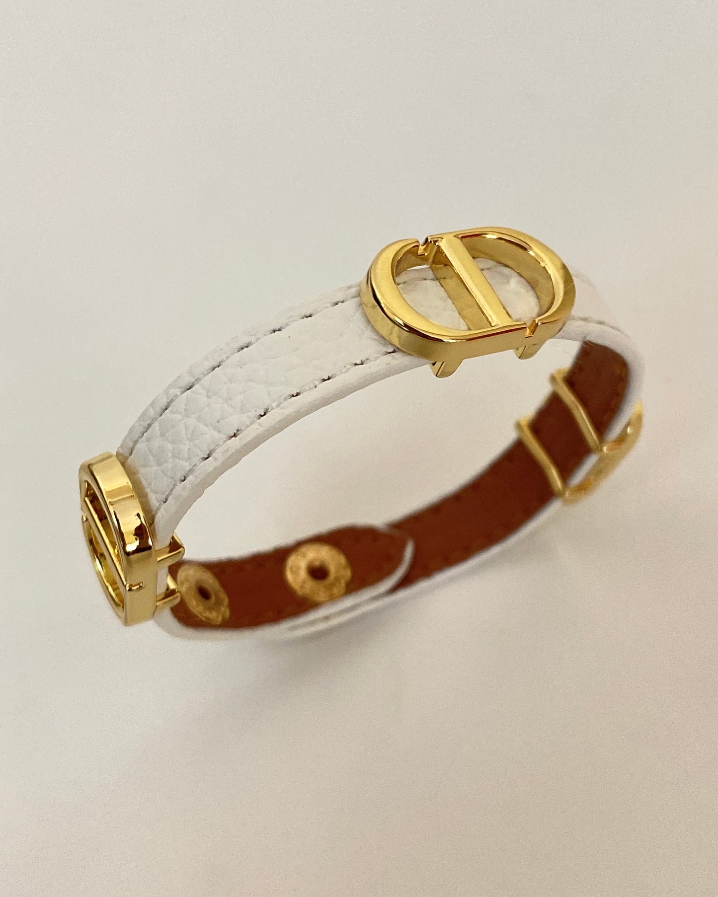 CD Leather belt Bracelet