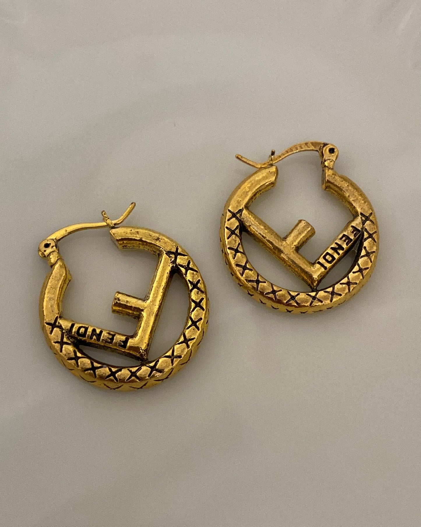 F Ohrringe Hoop Earring