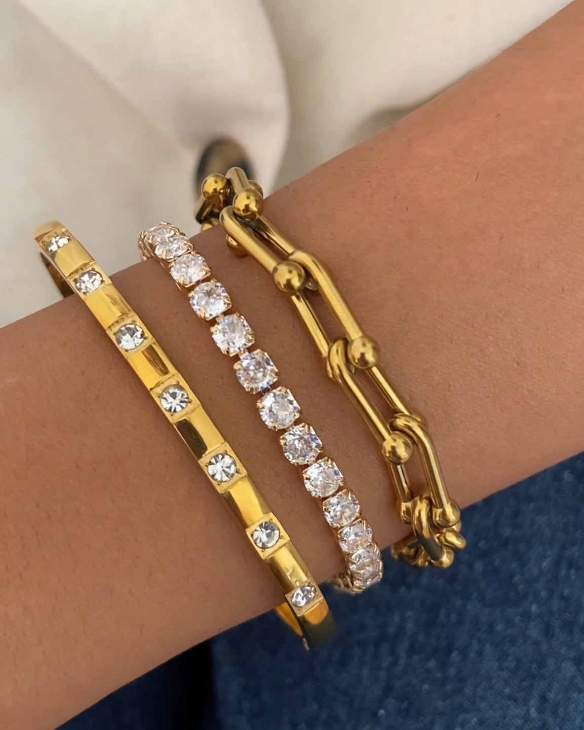Office Bracelet Stack (Set of 3)
