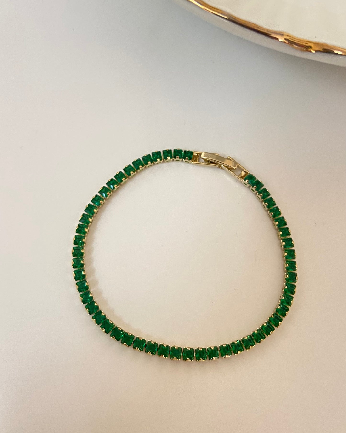 Emerald Tennis Bracelet