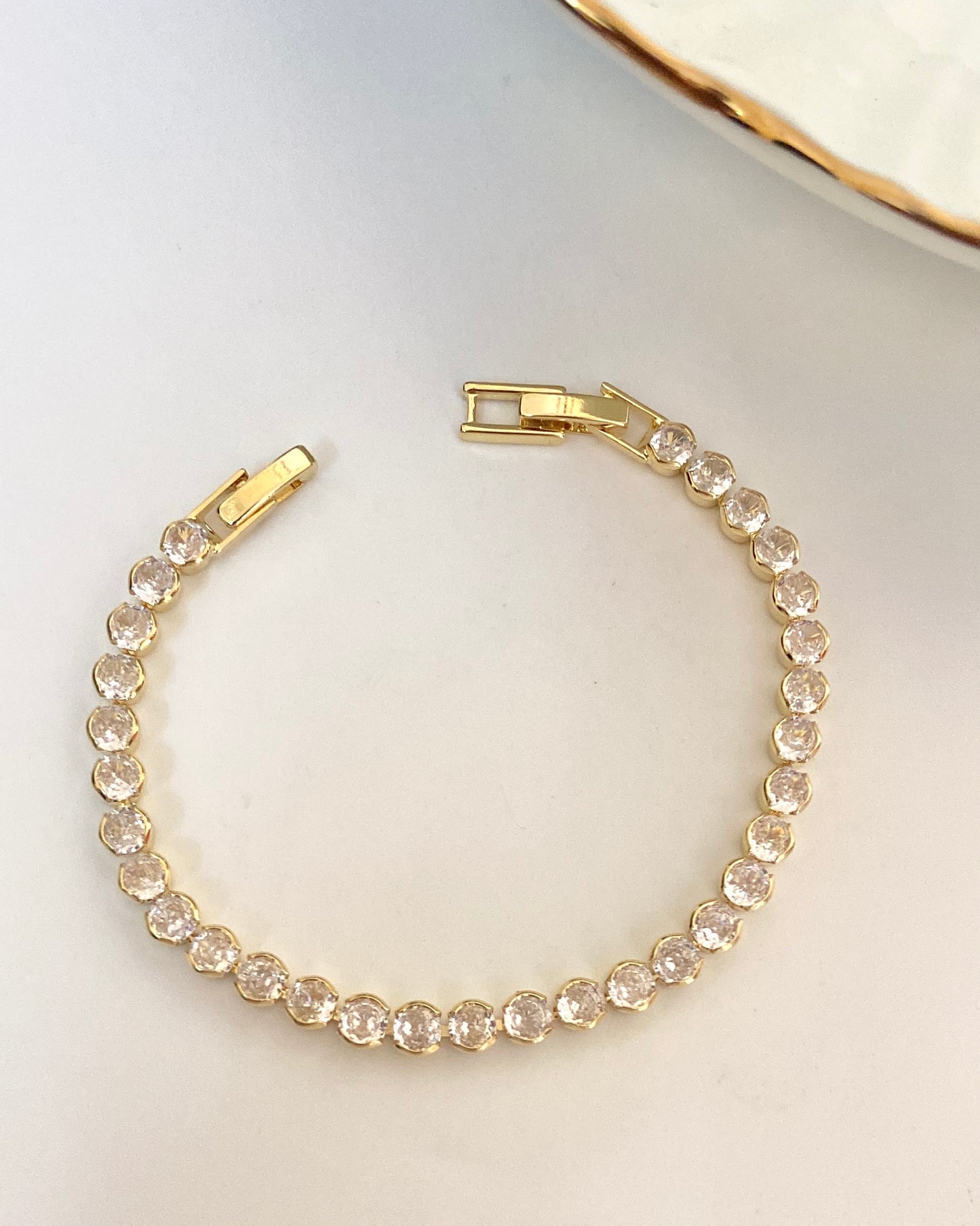 Glam Up Tennis Bracelet