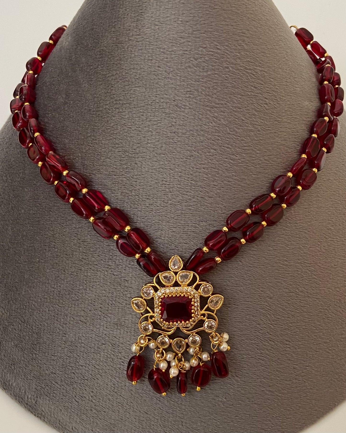 Victorian Ruby Mala