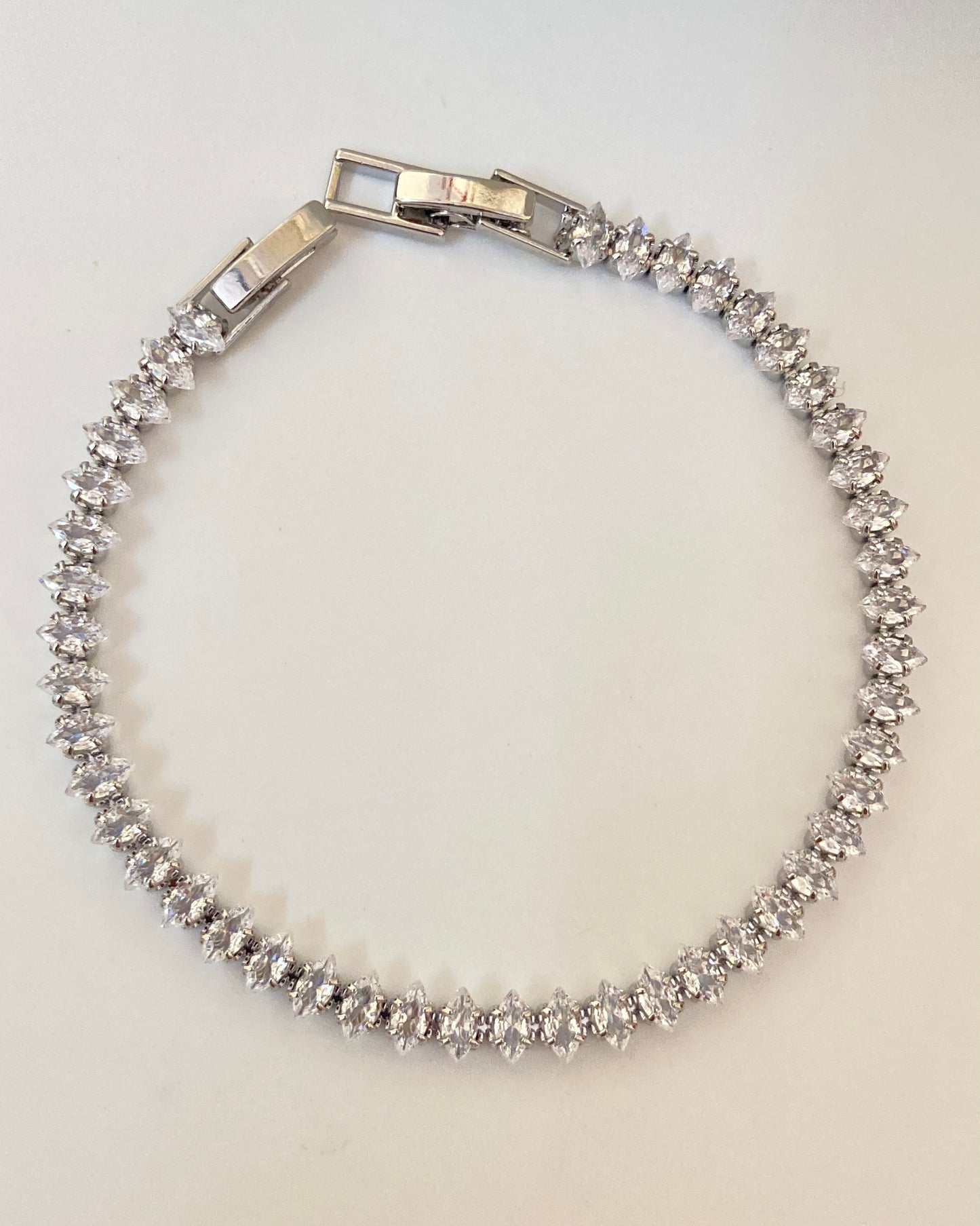 Quinal Silver Tennis Bracelet