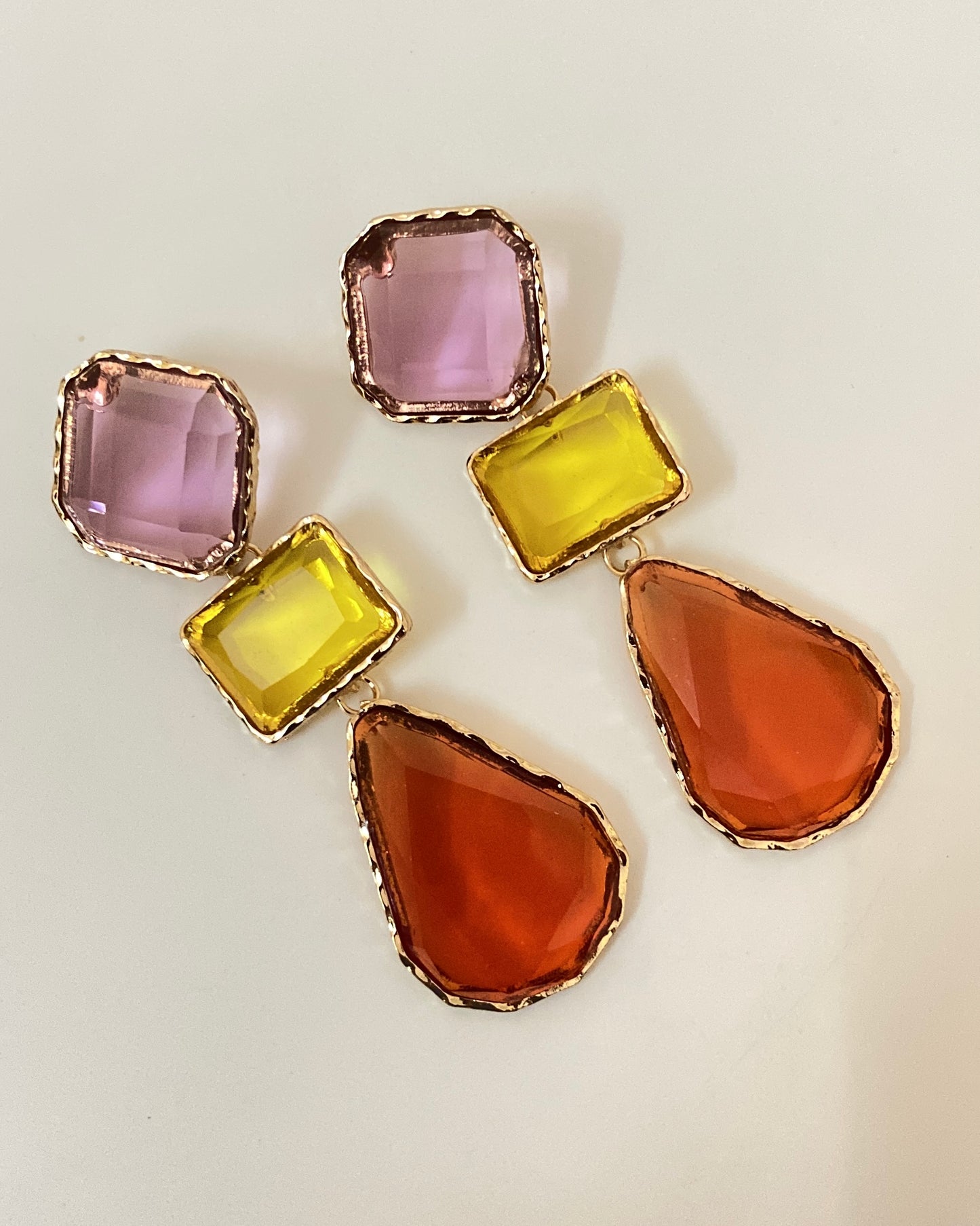 Multi Coloured Statement Earring