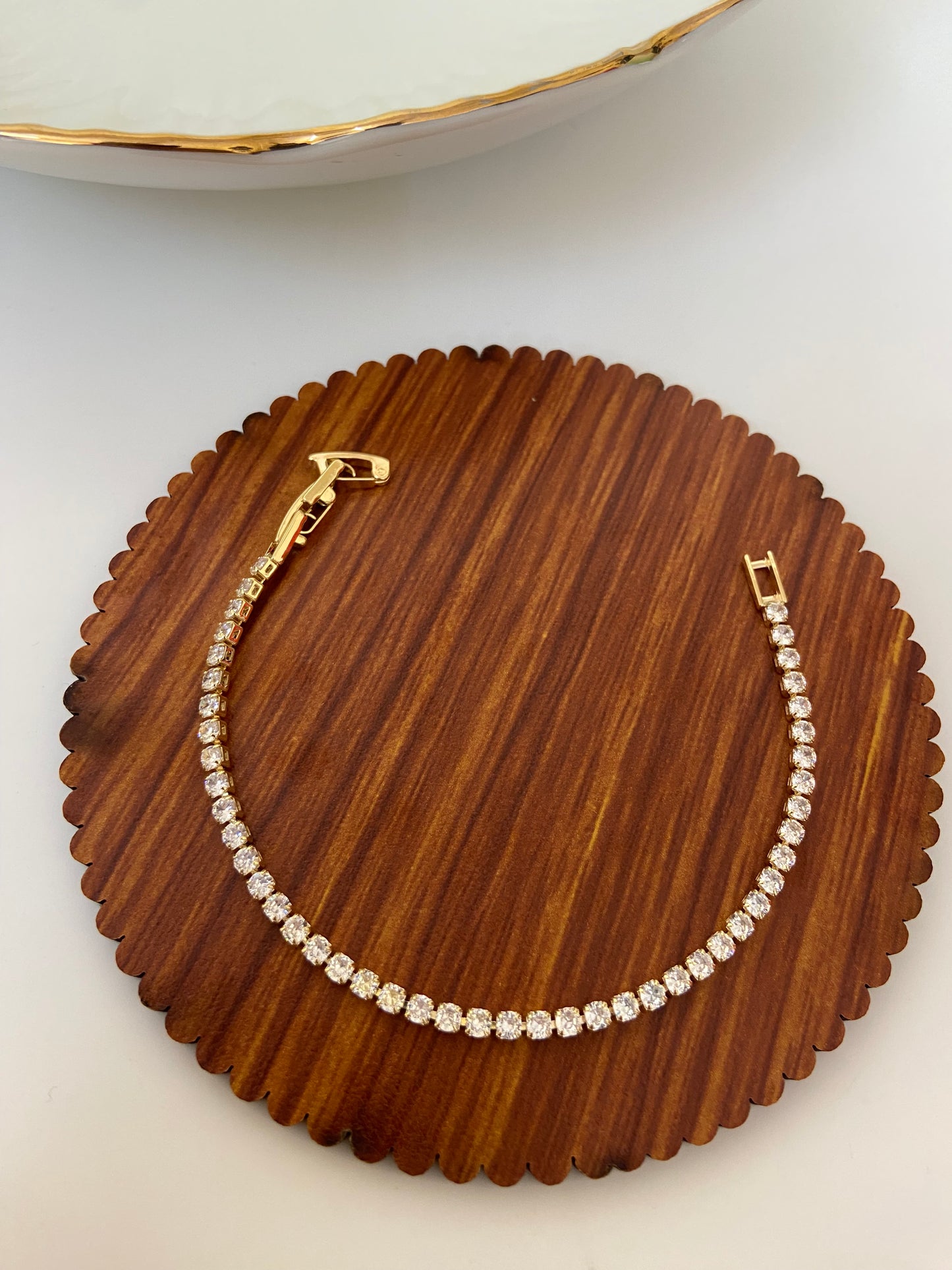 Quins Gold Tennis Bracelet