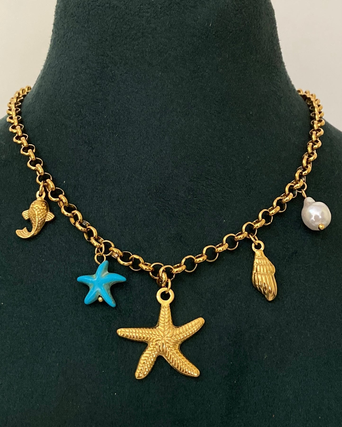 Starfish Charm Necklace