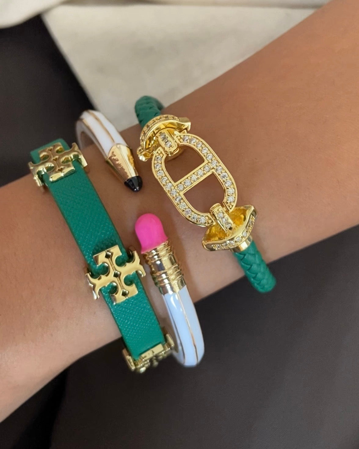 The Pencil Bracelet Stack (Set of 3)