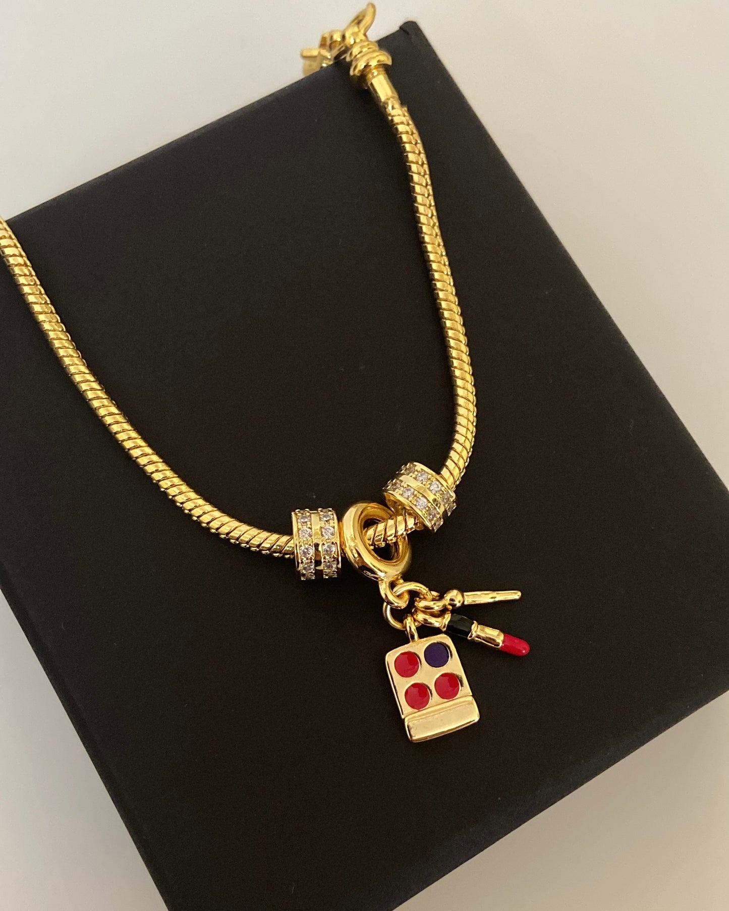 Makeup Charm Bracelet