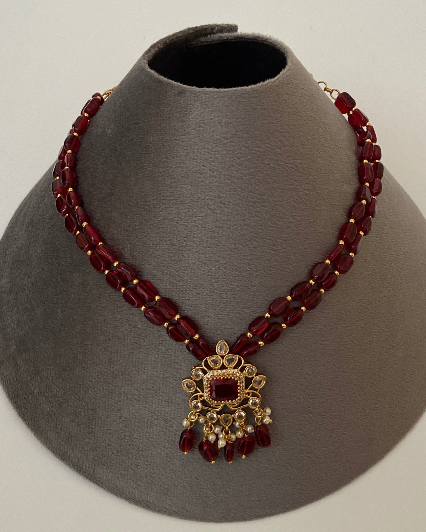 Victorian Ruby Mala