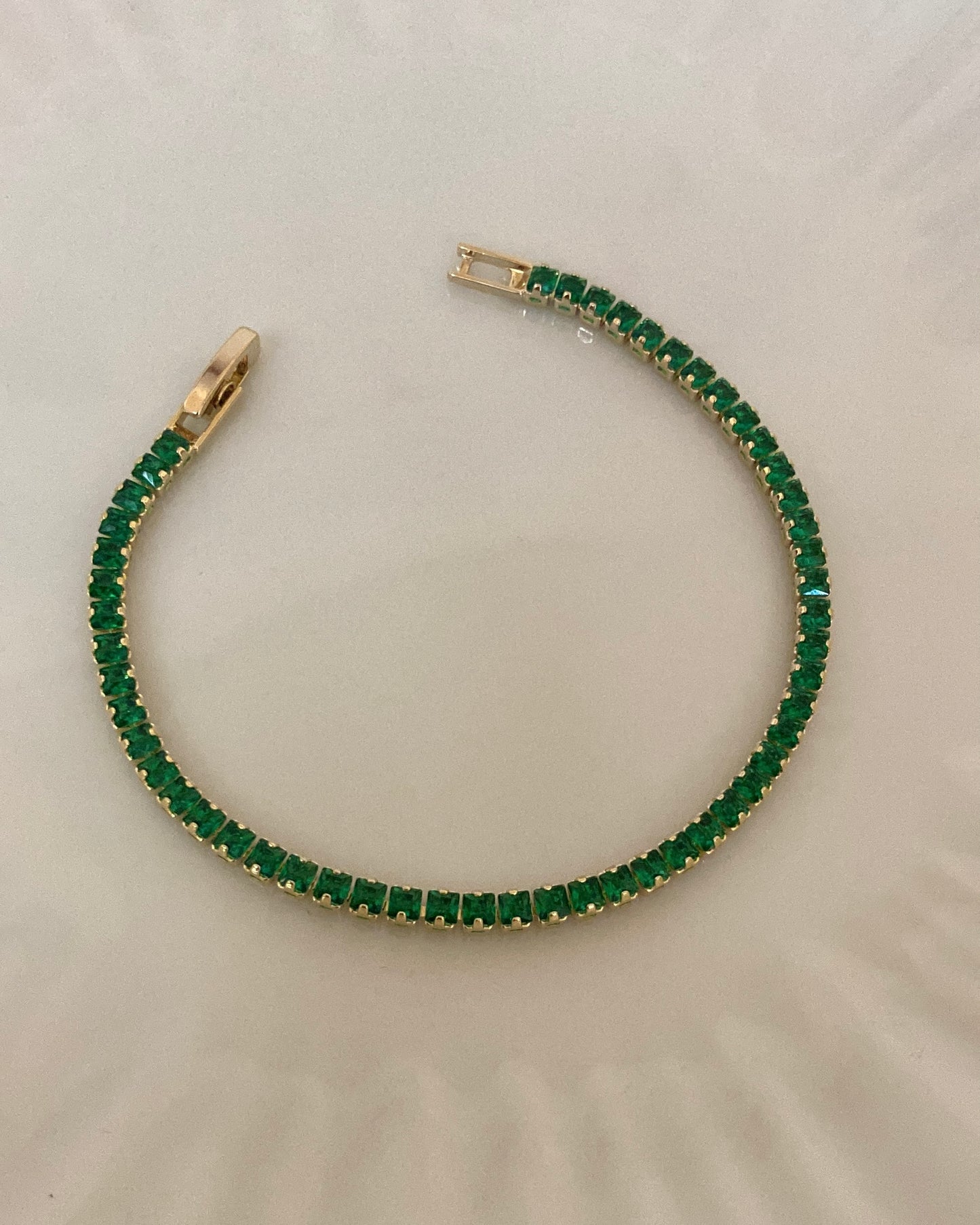 Emerald Tennis Bracelet