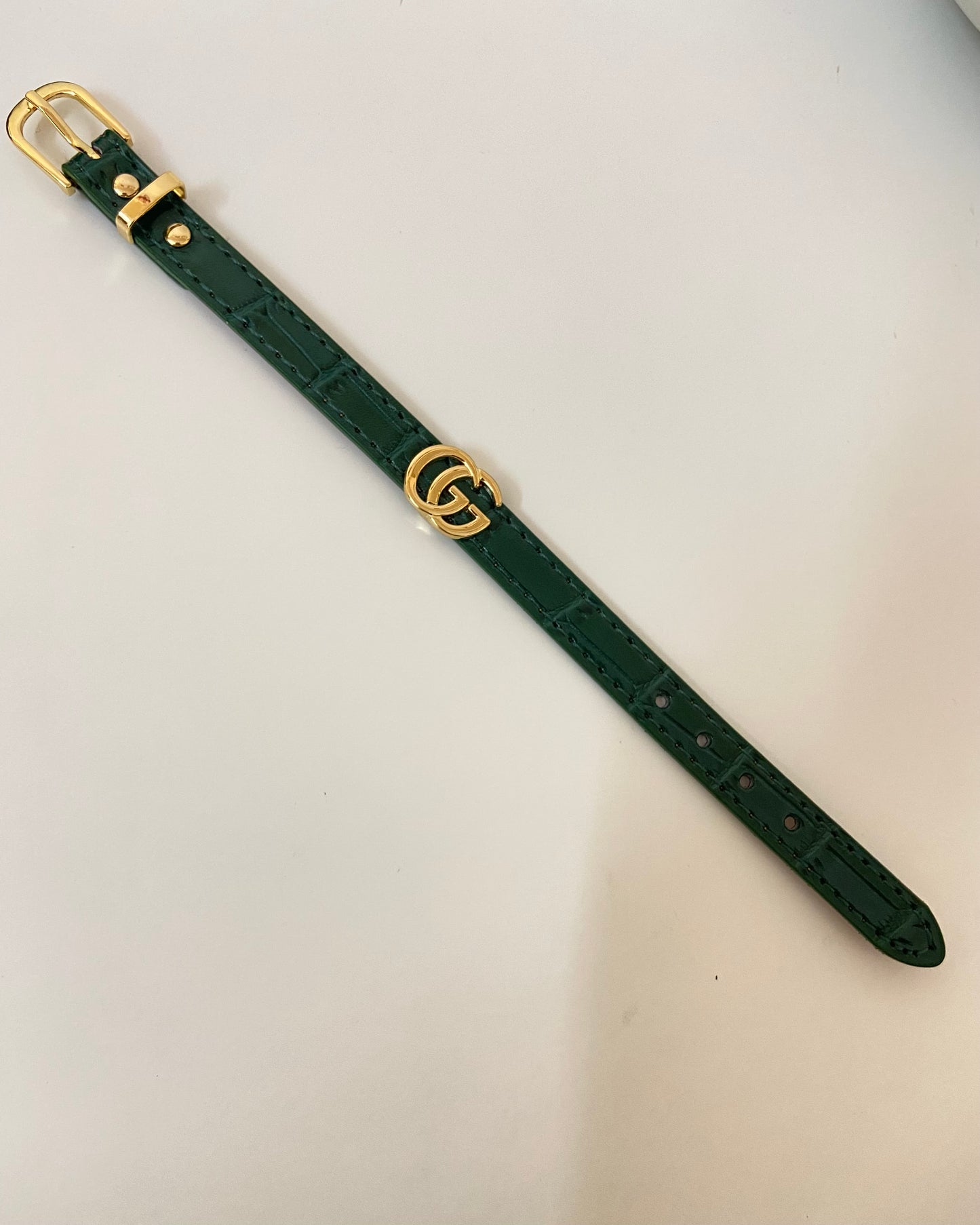 The GG Leather Belt Bracelet