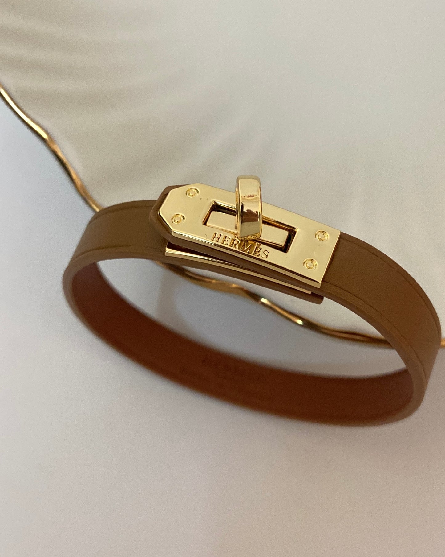 Hermis Miller Leather Belt Bracelet