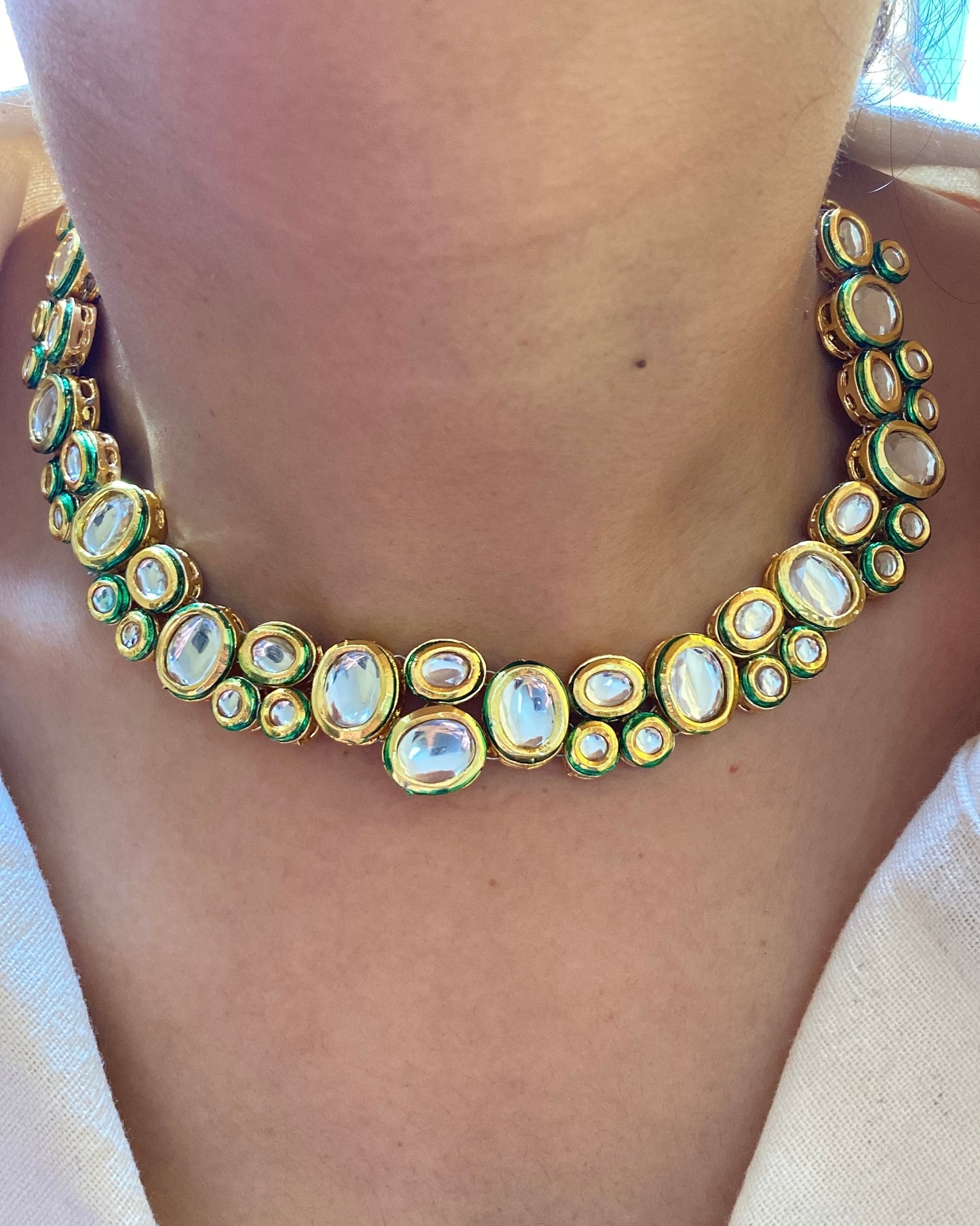 Gold Kundan Menakari Set