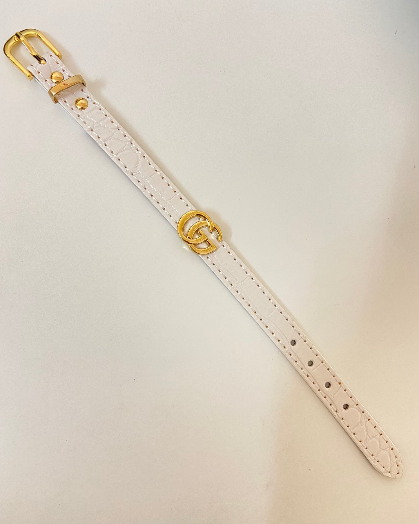 The GG Leather Belt Bracelet