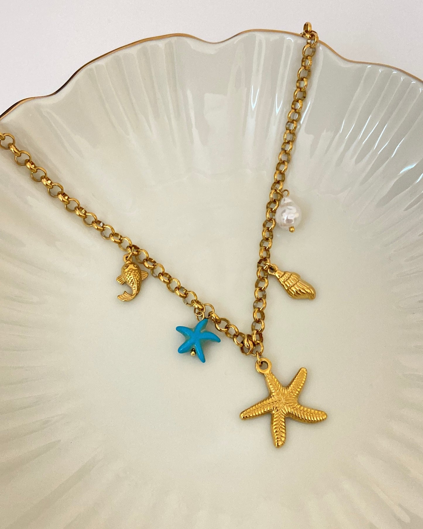 Starfish Charm Necklace