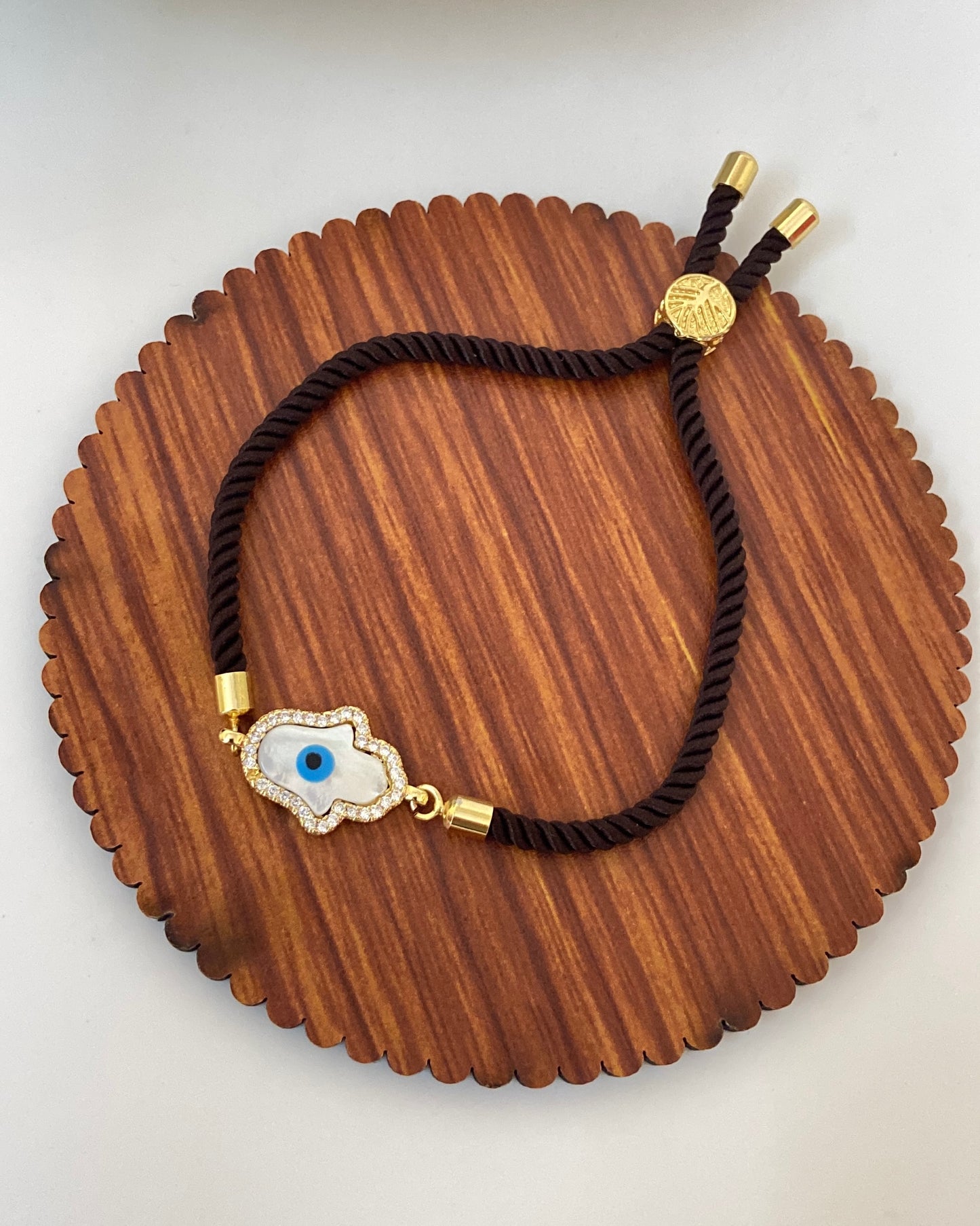 Hamsa Evil Eye Thread Bracelet