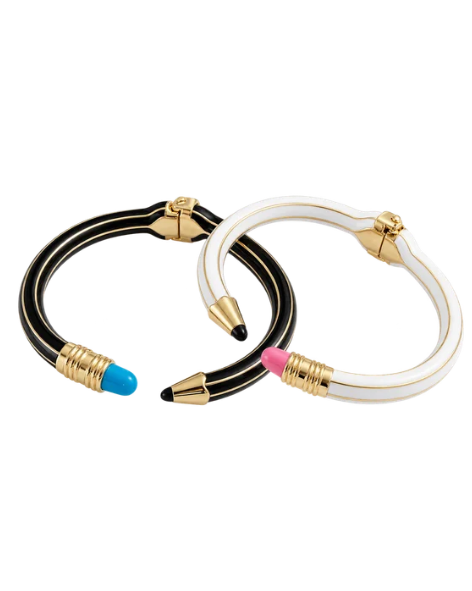 Glossy Pencil Cuff Bracelets