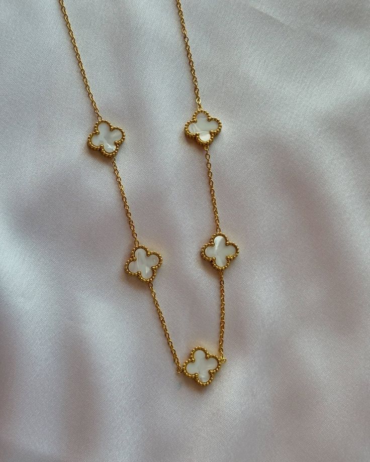 White Clover Necklace