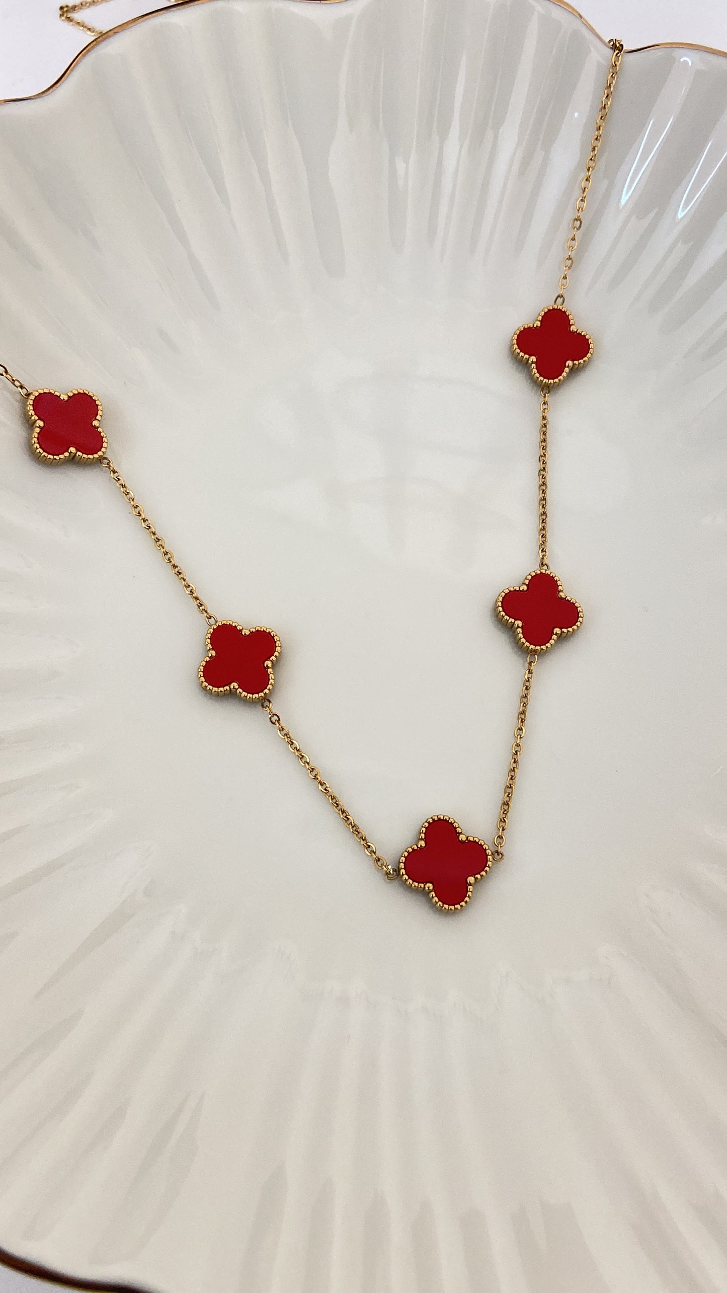 Red Clover Necklace