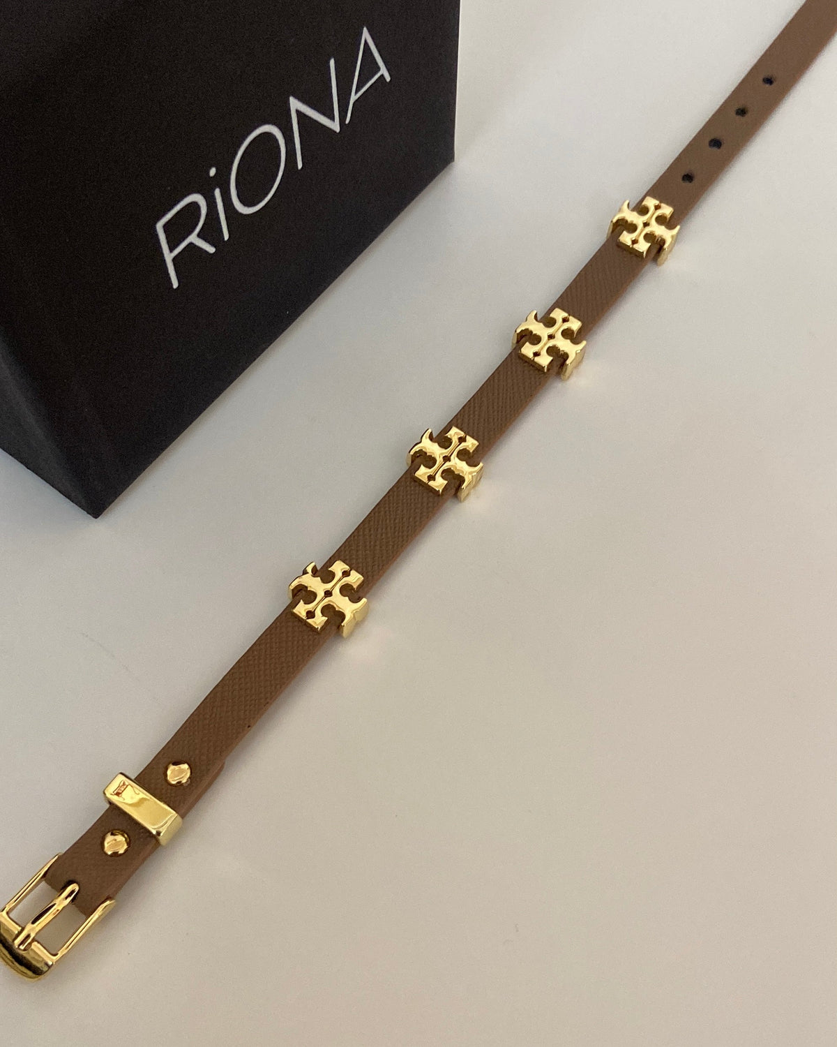 Faux Leather Belt Bracelet (unisex)