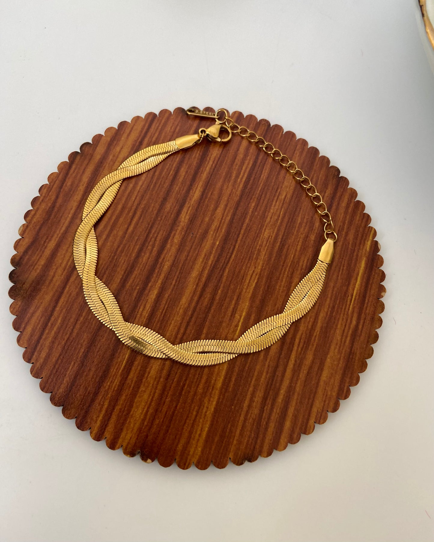 Twisted Snake Chain Bracelet