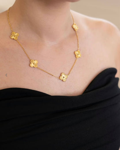 Gold Clover Necklace