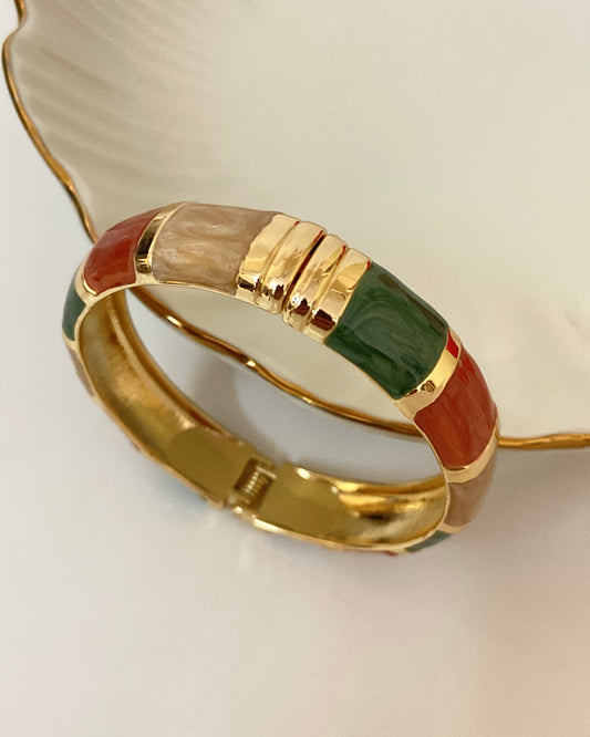 Multi coloured Minakari Printed Bracelet