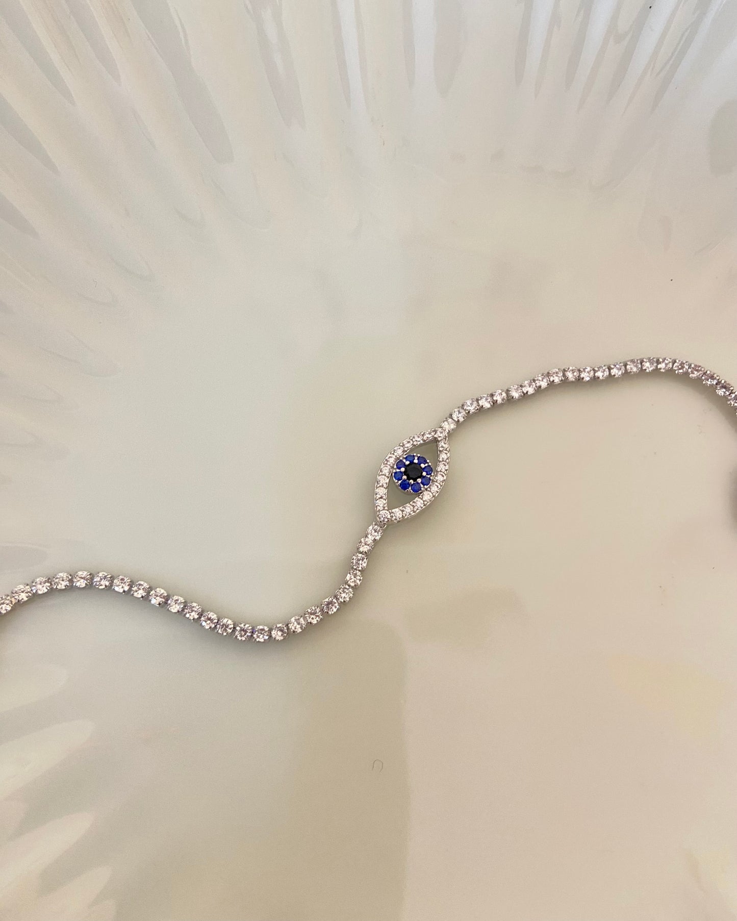 Evil Eye Tennis Bracelet
