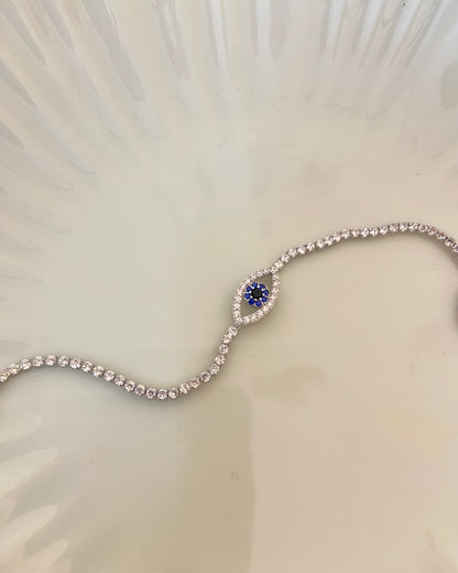Evil Eye Tennis Bracelet