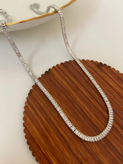 Colar Silver Tennis Necklace