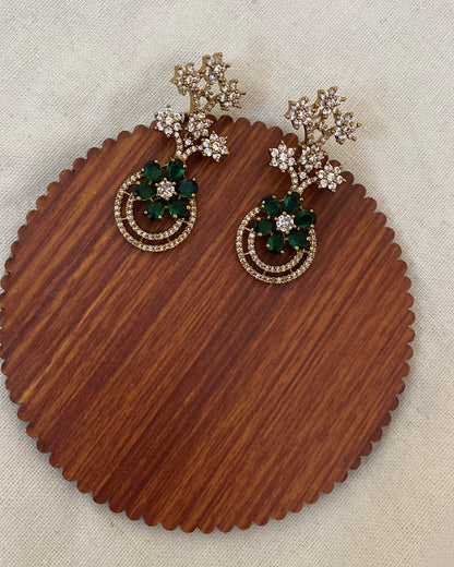Emerald Flower Set