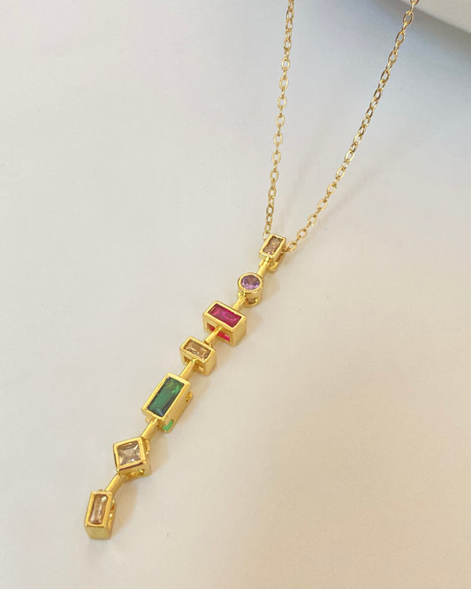 Apsara Gemstone Pendant Necklace