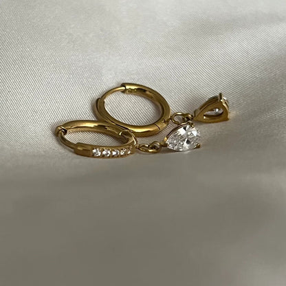 Studed Huggie Earring