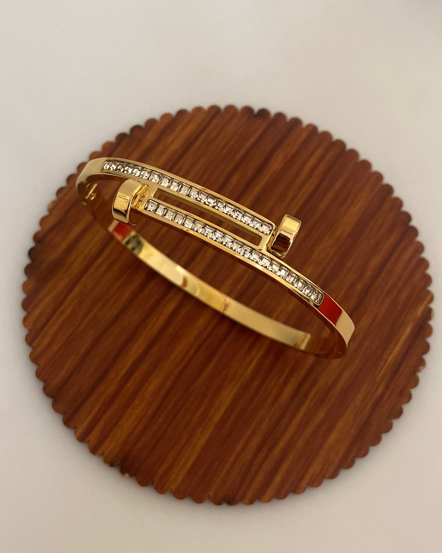 Amber Bangle Bracelet