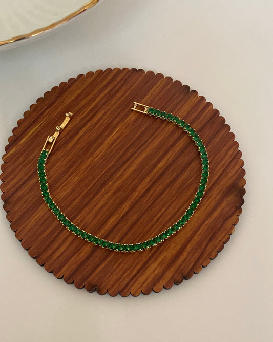 Emerald Tennis Bracelet