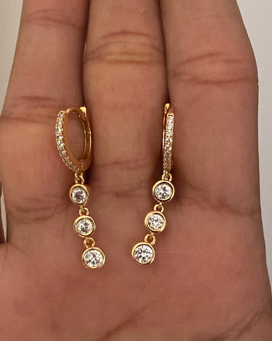 Drop Hoop Earring