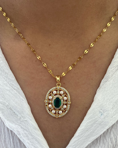 Royal Emerald Necklace