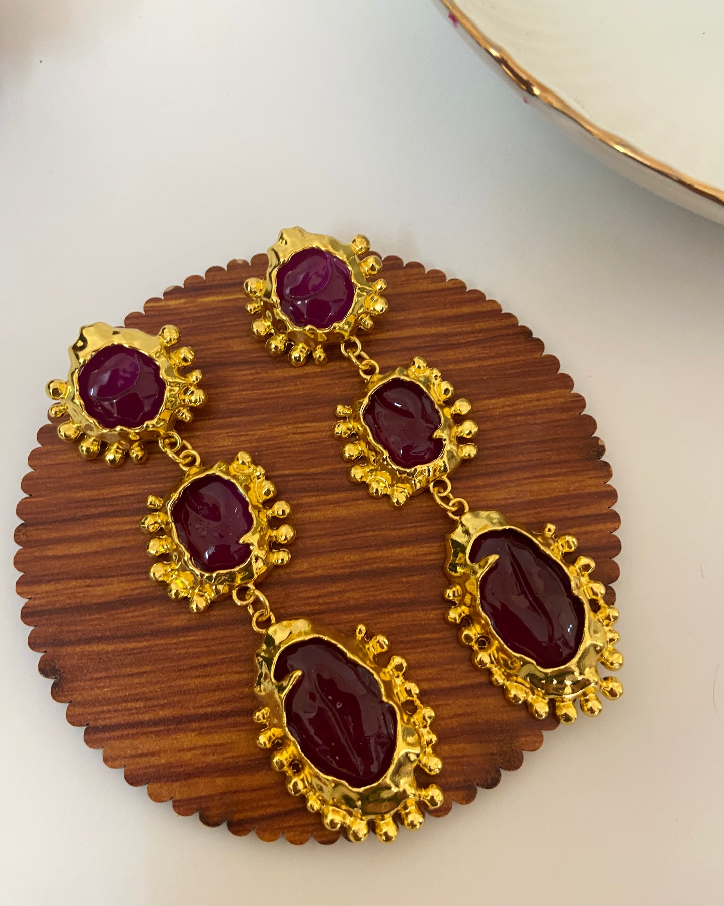 Baroque Drop Earring