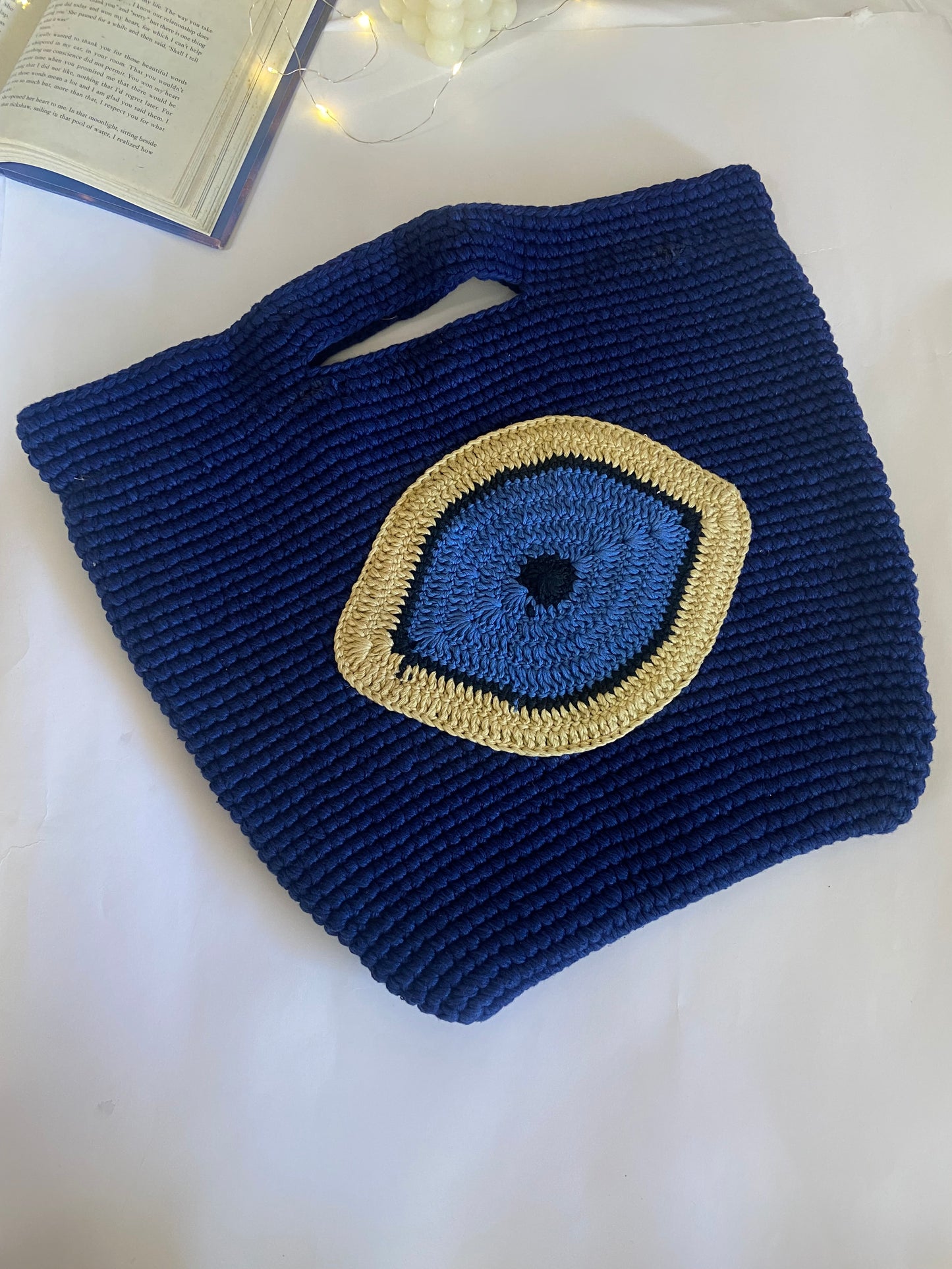 Blue Evil Eye Bag