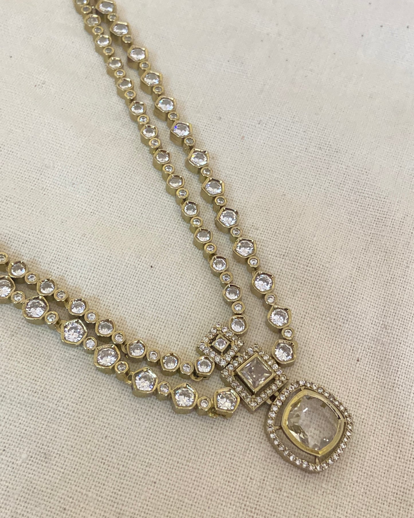 Victoria 2 layer Necklace Set