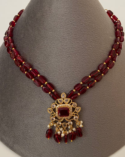 Victorian Ruby Mala