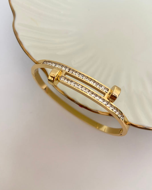 Amber Bangle Bracelet