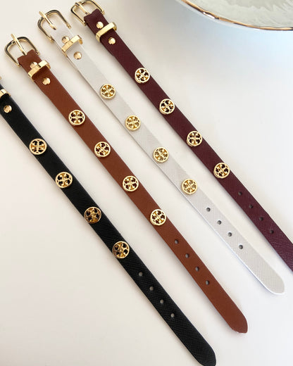 Miller Leather Belt Bracelet (Unisex)