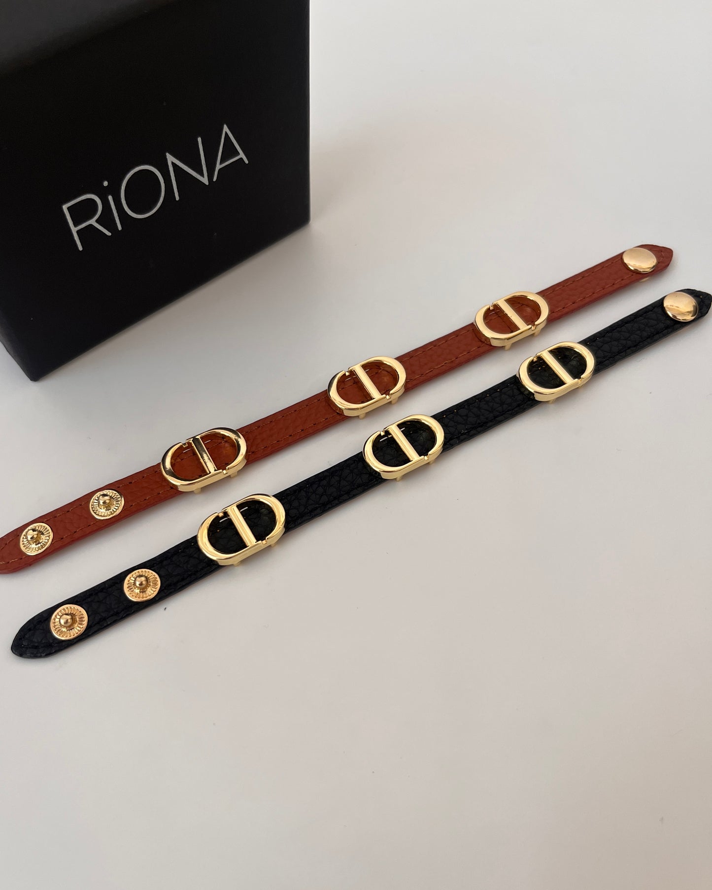 CD Leather belt Bracelet