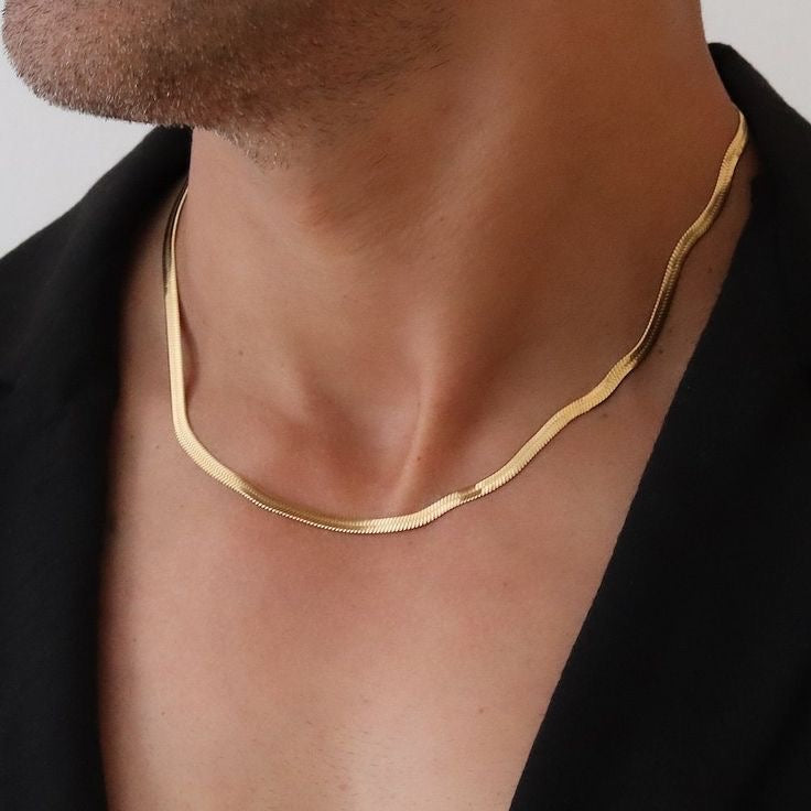 Unisex Snake thin Necklace