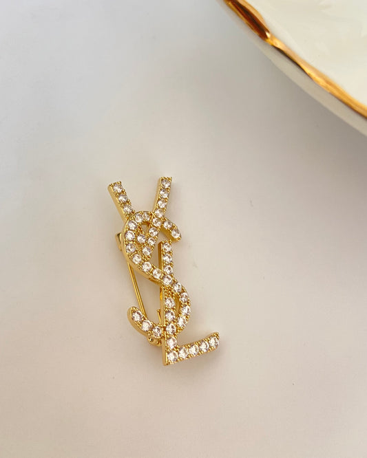 Ynsl gold Brooch