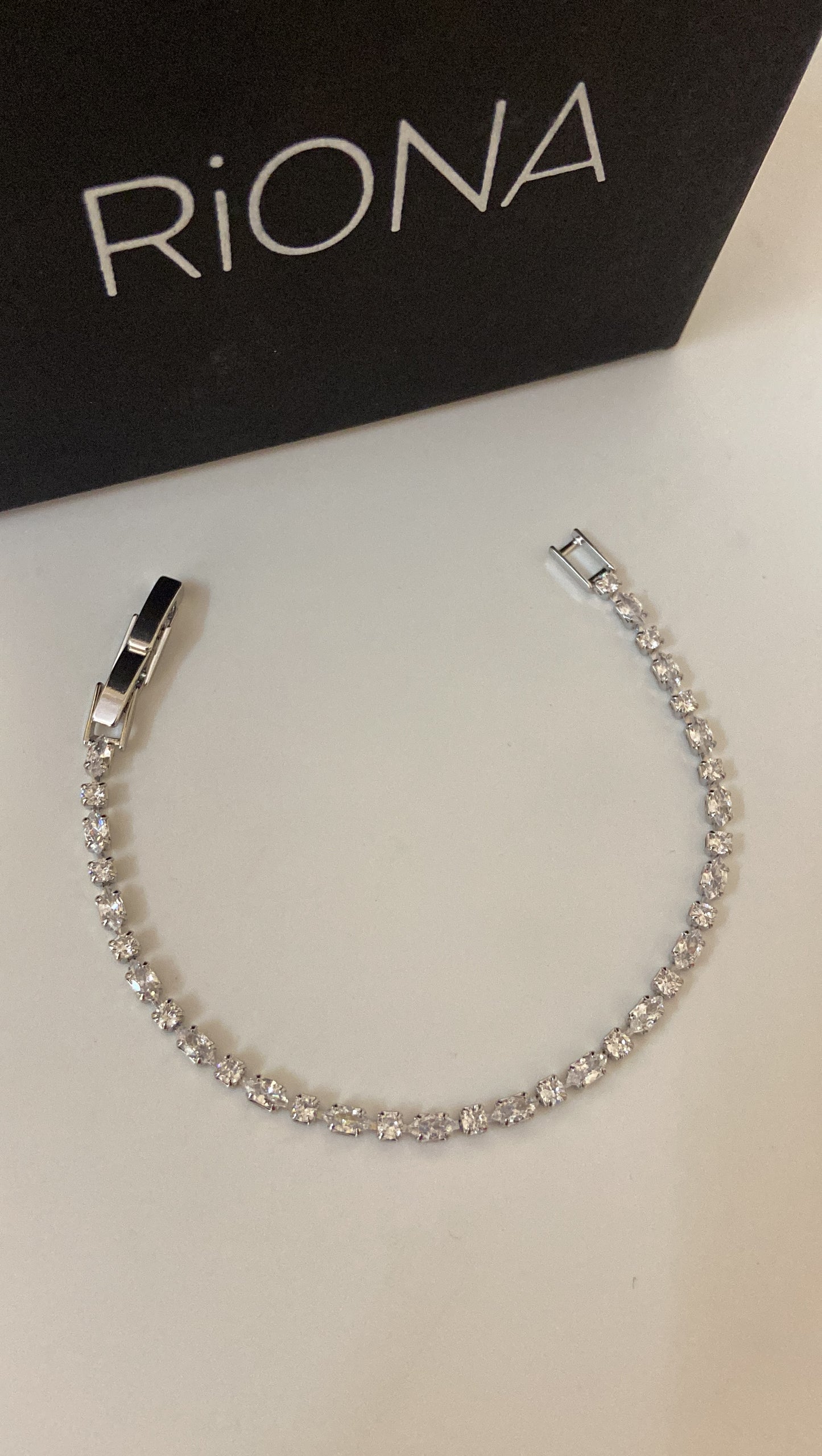 Retro Silver Tennis Bracelet